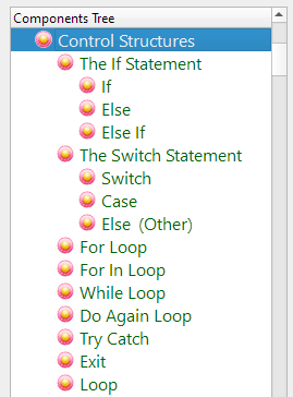 Control Structures Components